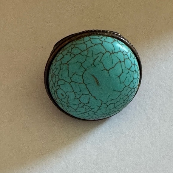 Turquoise Statement Ring - Picture 2 of 2
